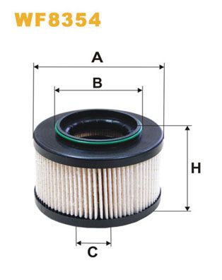 WIX FILTERS Polttoainesuodatin WF8354